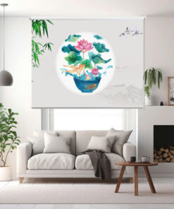 Rèm cuốn in tranh cản nắng 100% Mã HSE0713