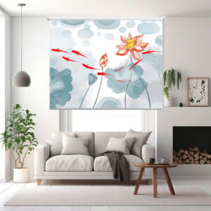 Rèm cuốn in tranh cản nắng 100% Mã HSE0716