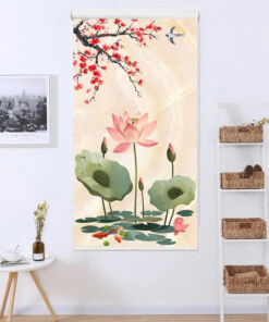 Rèm cuốn in tranh cản nắng 100% Mã HSE0717