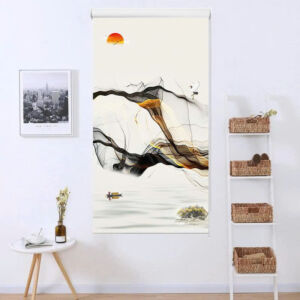 Rèm cuốn in tranh cản nắng 100% Mã HSE0719