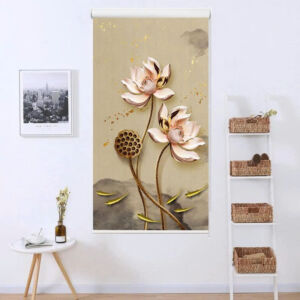 Rèm cuốn in tranh cản nắng 100% Mã HSE0720