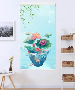 Rèm cuốn in tranh cản nắng 100% Mã HSE0724