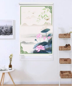 Rèm cuốn in tranh cản nắng 100% Mã HSE0725