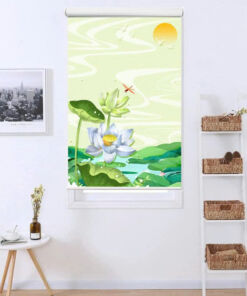 Rèm cuốn in tranh cản nắng 100% Mã HSE0726