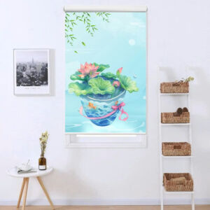 Rèm cuốn in tranh cản nắng 100% Mã HSE0727