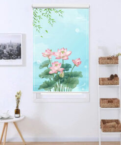 Rèm cuốn in tranh cản nắng 100% Mã HSE0728