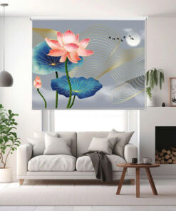 Rèm cuốn in tranh cản nắng 100% Mã HSE0729