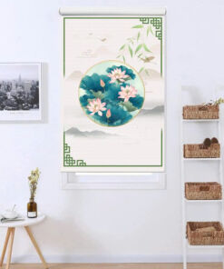 Rèm cuốn in tranh cản nắng 100% Mã HSE0734