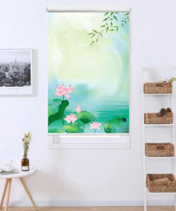 Rèm cuốn in tranh cản nắng 100% Mã HSE0735