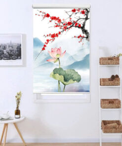 Rèm cuốn in tranh cản nắng 100% Mã HSE0736