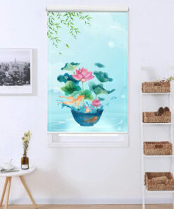 Rèm cuốn in tranh cản nắng 100% Mã HSE0743