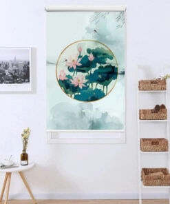 Rèm cuốn in tranh cản nắng 100% Mã HSE0749