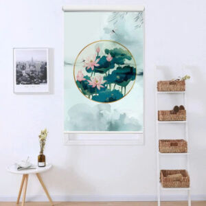 Rèm cuốn in tranh cản nắng 100% Mã HSE0749