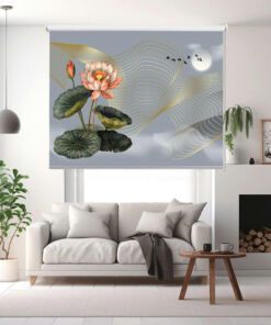 Rèm cuốn in tranh cản nắng 100% Mã HSE0707