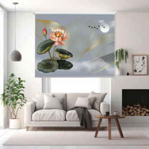 Rèm cuốn in tranh cản nắng 100% Mã HSE0707