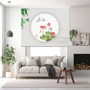 Rèm cuốn in tranh cản nắng 100% Mã HSE0709