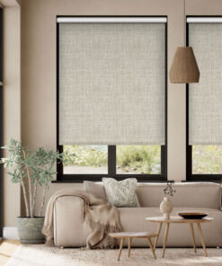 Rèm cuốn vải cao su chống nắng cách nhiệt hãng Fivestar mã Duluxe