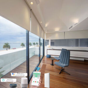 Rèm vải cuốn tự động mã Mã Solace| Động cơ rèm MA35Q6028