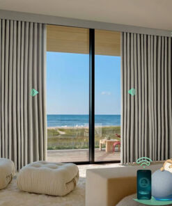 Rèm vải tự động Nhật Bản Mã Vivian | Động cơ rèm Modero mã MD50UQ1214-R