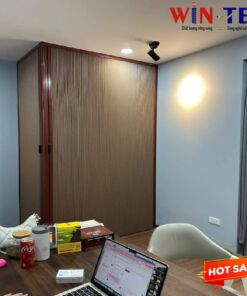 Vách phòng khách bằng vải tổ ong đẹp, giữ lạnh điều hòa mã FSV83