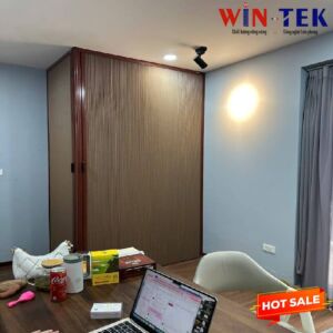 Vách phòng khách bằng vải tổ ong đẹp, giữ lạnh điều hòa mã FSV83