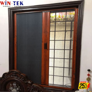 Chống muỗi hiệu quả với vách tổ ong kết hợp cửa lưới