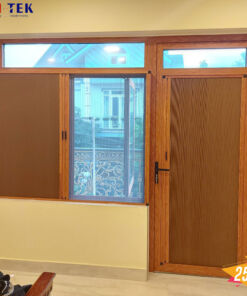 Vách Tổ Ong Kết Hợp Cửa Lưới – Ngăn Gió, Lọc Bụi Hiệu Quả