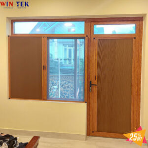 Vách Tổ Ong Kết Hợp Cửa Lưới – Ngăn Gió, Lọc Bụi Hiệu Quả