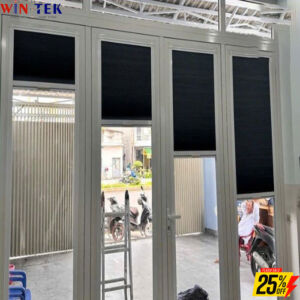 Rèm Tổ Ong Gắn Kính – Cản Sáng Tuyệt Đối, Tối Ưu Hóa Không Gian Kính