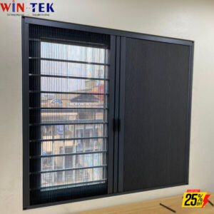 Vách tổ ong kết hợp cửa lưới đa năng, tiết kiệm diện tích