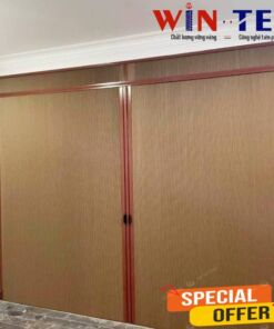 Vách ngăn phòng thờ bằng vải tổ ong cực đẹp mã FSV34