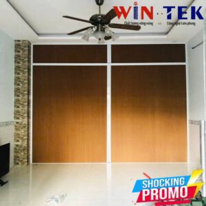 Vách ngăn phòng thờ bằng vải tổ ong cực đẹp mã FSV43