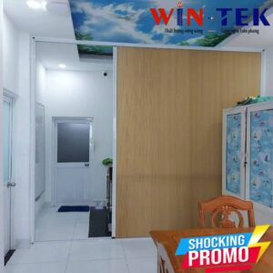 Vách ngăn không gian đẹp bằng vải rèm tổ ong mã FSV87