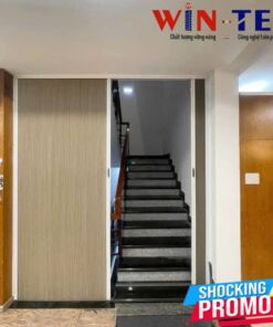 Vách ngăn cầu thang để lắp điều hòa