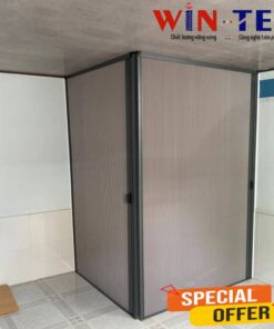 Vách ngăn phòng khách với bếp bằng vải tổ ong giữ lạnh mã FSV15