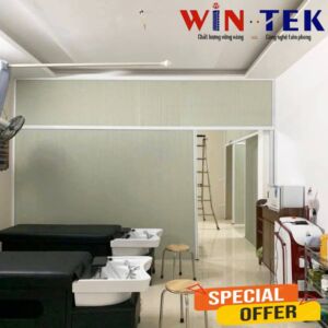 Vách ngăn phòng ngủ tổ ong đẹp, giữ lạnh điều hòa mã FSV94