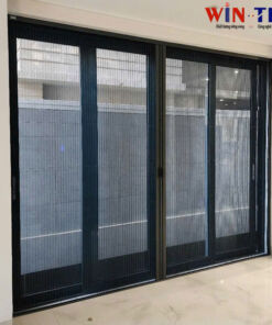 Cửa Lưới Xếp Pro 30 – Lưới 16, Mở 1 Cánh Gọn Chống Muỗi Cực Chất