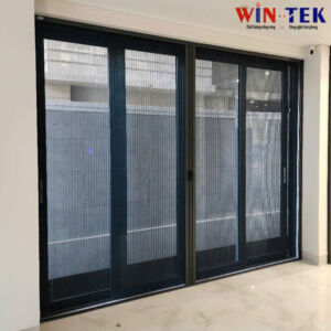 Cửa Lưới Xếp Pro 30 – Lưới 16, Mở 1 Cánh Gọn Chuẩn Gu, Chống Muỗi Cực Chất
