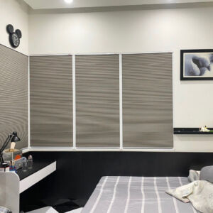 Rèm Tổ Ong Gắn Kính – Nhẹ Êm, Không Ồn, Cực Thẩm Mỹ