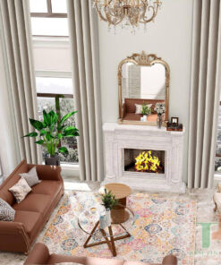 Rèm cửa vải đẹp Hàn Quốc - Mã Thor B