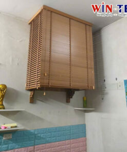 Rèm gỗ che bàn thờ đẹp RGBT03