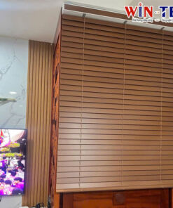 Rèm gỗ che bàn thờ đẹp RGBT04