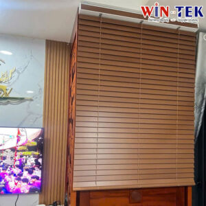 Rèm gỗ che bàn thờ đẹp RGBT04