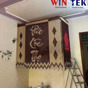 Rèm hạt gỗ đẹp hợp phong thủy RHG09