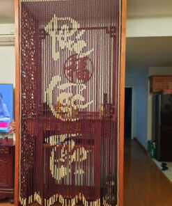 Rèm hạt gỗ đẹp hợp phong thủy RHG12