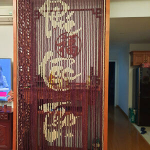 Rèm hạt gỗ đẹp hợp phong thủy RHG12