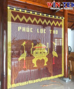 Rèm hạt gỗ đẹp hợp phong thủy RHG16