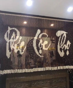 Mẫu Rèm Hạt Gỗ Che Bàn Thờ WBT22