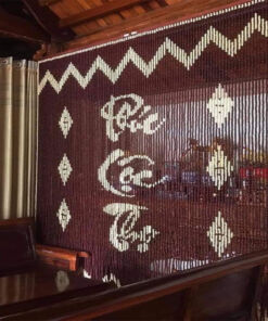 Mẫu Rèm Hạt Gỗ Che Bàn Thờ WBT20