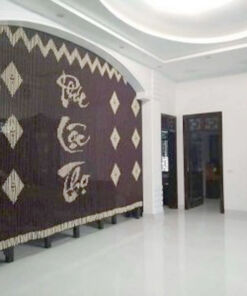 Mẫu Rèm Hạt Gỗ Che Bàn Thờ WBT17